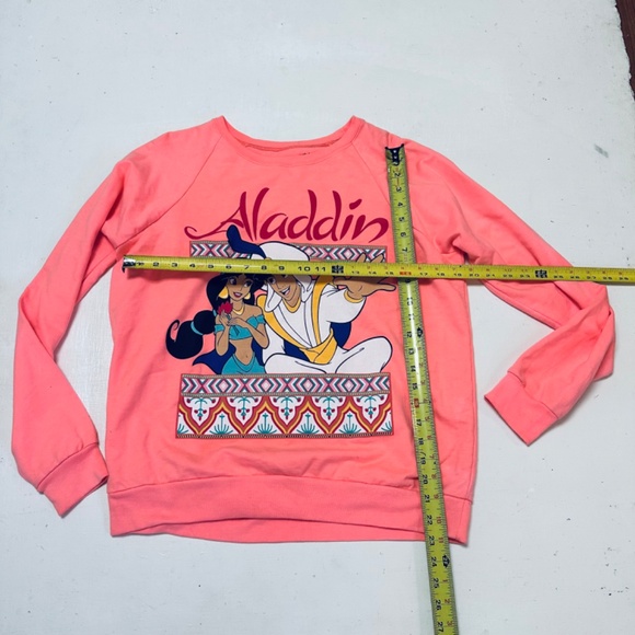 Disney Aladdin Jasmine Classic Long Sleeve Top with Sexy Cutout Back Size L - Picture 4 of 7